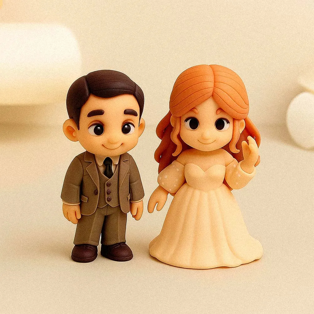 Custom 3D mini figure — detailed modeling and 3D printing finish